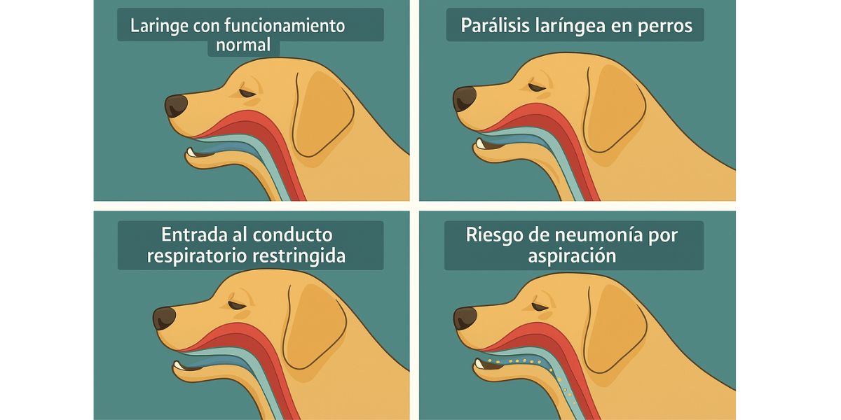 Síntomas de la parálisis laríngea en perros
